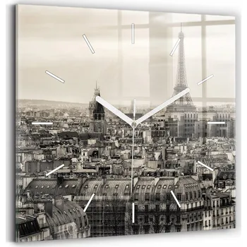 Hodiny Nástěnné hodiny Wallfluent černé 30 cm