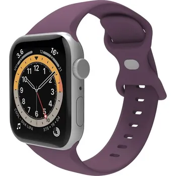 Řemínek Celly silikonový na Apple Watch 38/40/41 mm - fialový