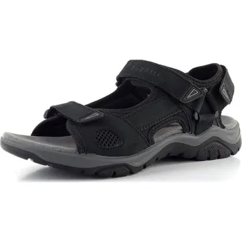 Pánské sandále Bugatti pánské sandály se suchými zipy černé 321-AS780-2569 - 42 | P693266