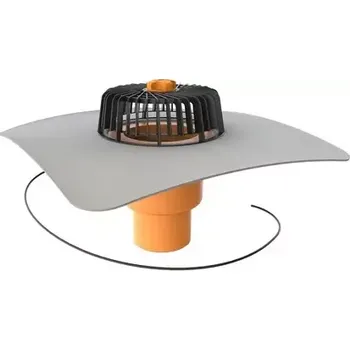 Stavebniny Střešní vpusť TOPWET TWE 110 PVC S