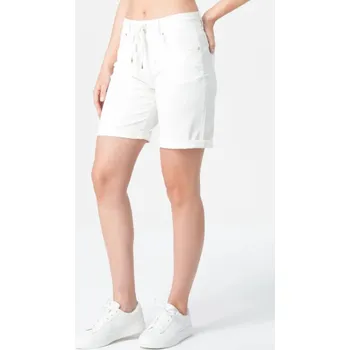 Dámské kraťasy M.O.D.miracle of denim M.O.D. dámské plátěné kraťasy Dora bílé Velikost: 30