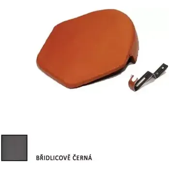 betonová krytina Bramac uzávěra hřebene s příchytkou břidlicově černá