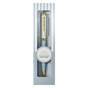 Set školních potřeb Długopis prezentowy z napisem Have a nice day