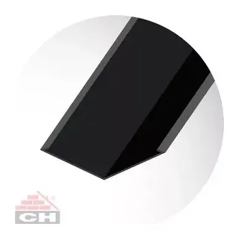 okap Pozinkované úžlabí rozv. šíře 500 mm / 2 m, RAL 7016