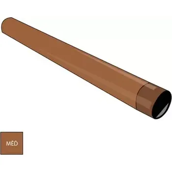 okap Měděný svod Ø 100 mm délka 3000 mm
