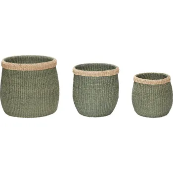 Úložný box Hübsch, Košík Hübsch 820404 abaka 3 ks - Formadore