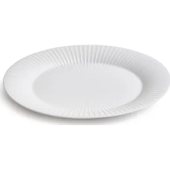 Talíř Oválný servírovací talíř HAMMERSHOI Kähler 28,5 x 22,5 cm bílý