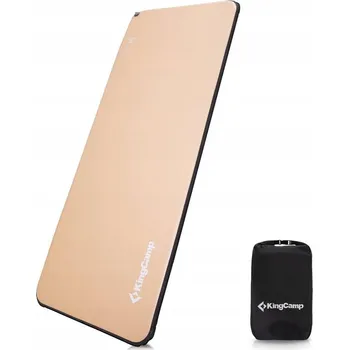 Karimatka Jednolůžková Matrace KingCamp 200 x 75 x 5 cm béžová