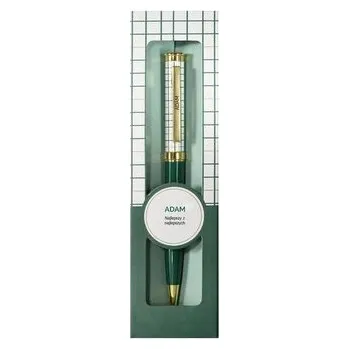 Set školních potřeb Długopis prezentowy z napisem Adam