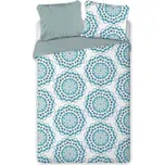FARO Francouzské povlečení Mandala blue Bavlna, 220/200, 2x70/80 cm
