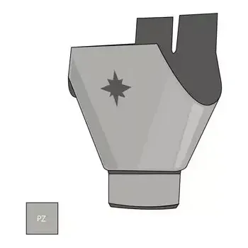 okap Kotlík 330 mm/100 mm, pozink