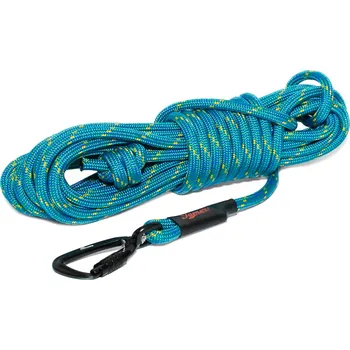 Vodítko pro psa Tamer Lanové vodítko - stopovačka - TWIST | modro-zelená - 403 Délka: 7m