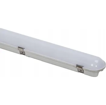 Stropní LED svítidlo přisazené LED-POL 18 W integrovaný LED zdroj 64 cm šedé