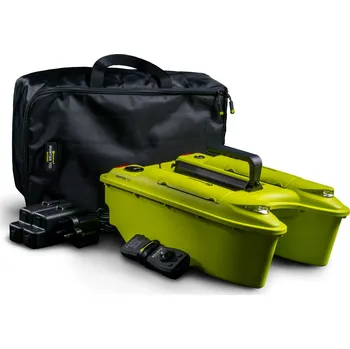zavážecí lodička RidgeMonkey Zavážecí Lodička Hunter 750 Bait Boat Hi-Viz Echo Edition