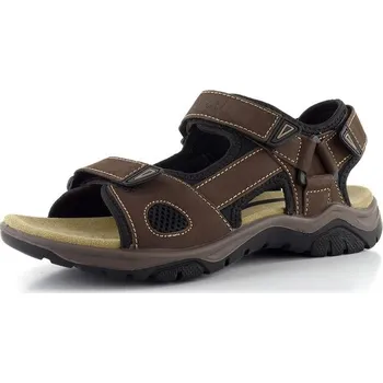 Pánské sandále Bugatti pánské sandály se suchými zipy hnědé 321-AS780-2569 - 45 | P693362