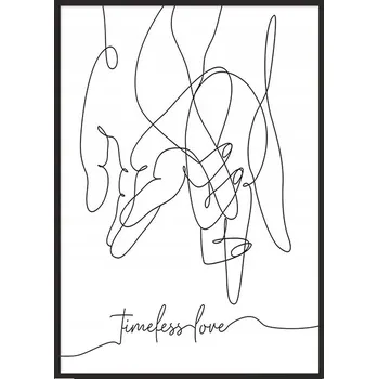 Obraz OBRAZ PLAKÁT V RÁMU 33x43 cm Love P655