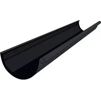 okap Žlab 330 mm délka 2000 mm pozink RAL 9005 černá barva