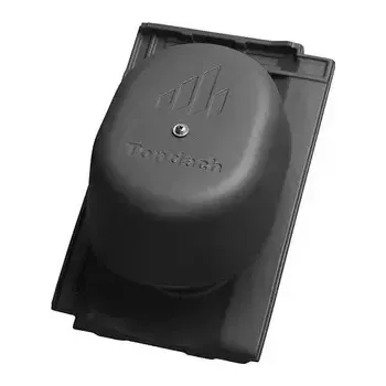 pálená krytina Tondach Contiton 12 (Stodo 12) komplet odvětrání černá engoba