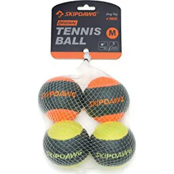 Hračka pro psa Skipdawg Tenisový Míček | 4ks