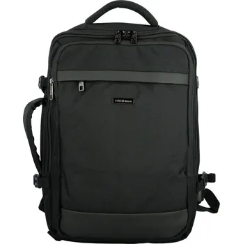 Městský batoh Trendy studentský textilní batoh Coveri Brenton, černý