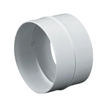 Ventilační potrubí Den Braven Spojka kulatého kanálu Ø 150 mm bílá