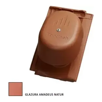 Střešní krytina Tondach Contiton 12 (Stodo 12) komplet odvětrání Amadeus natur glazura