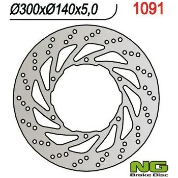 Brzdový kotouč Přední brzdový kotouč APRILIA ETV 1000 CAPONORD '01-'07 (300X140X5)(6X8,5MM), NG