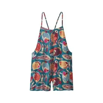 Dámské šaty Patagonia Tidal Threads Romper Women Wrasse: Wetland Blue modrá M