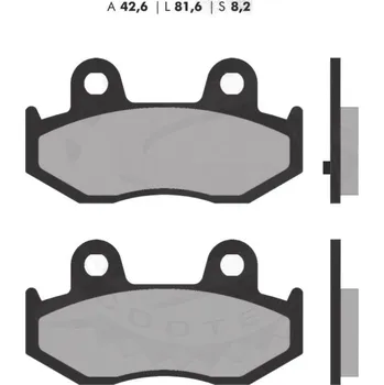Brzda pro motocykl Novascoot Brzdové destičky 2650 Novascoot FT3047