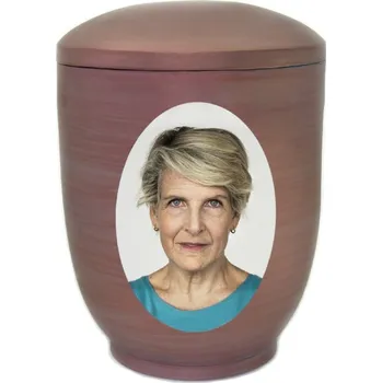 Smuteční dekorace Pohřební urna Diamant | fotografie | bronzová