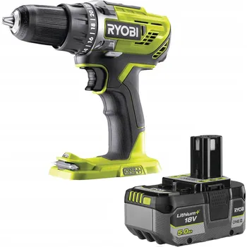 Aku Vrtačka 50 Nm ONE+ 18 V Ryobi R18DD3-0 + akumulátor 5,0 Ah