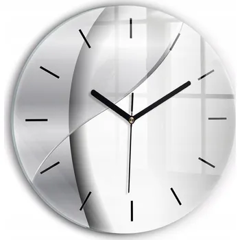 Hodiny Nástěnné hodiny Wallfluente bílé 30 cm