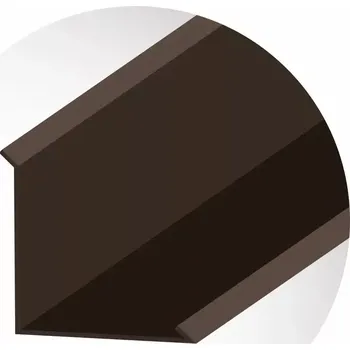 okap Pozinkované lemování ke zdi rozv. šíře 250 mm / 2 m, RAL 8017