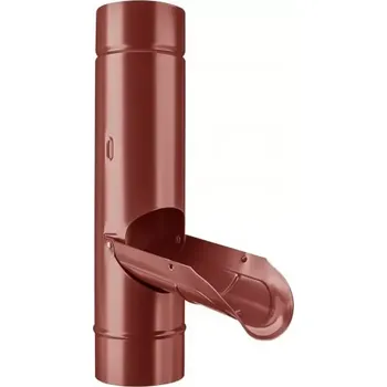 okap Odvaděč vody 80 mm, pozink RAL 3009 ocelově červená KJG