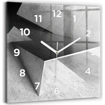 Hodiny Nástěnné hodiny Wallfluent šedé 30 cm