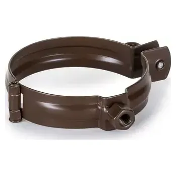 okap Pozinkovaná objímka 100 mm bez hrotu M10 RAL 8017 hnědá barva