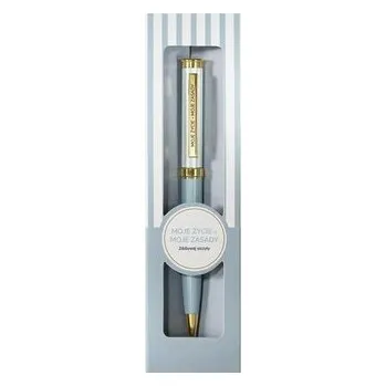 Set školních potřeb Długopis prezentowy Moje życie = moje zasady
