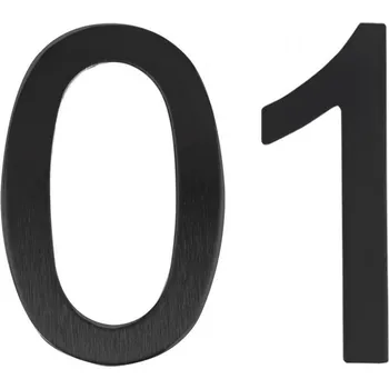 Železářství Číslice STAR nerez černá, čísla 0 až 9 Číslice: 2