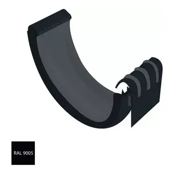 okap Spojka žlabu 330 mm pozink RAL 9005 černá barva