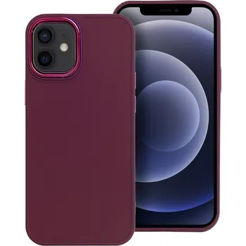 Náhradní díl pro mobilní telefon Kryt Frame Case iPhone 12 Mini fialový