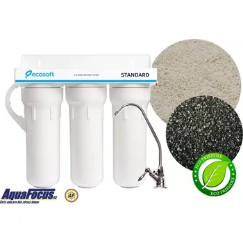 vodní filtr Třístupňový kuchyňský filtr s navýšenou kapacitou ECO-DDC3 – dusičnany, sírany, chlór a těžké kovy