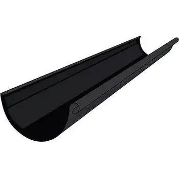 okap Žlab 250 mm, délka 3000 mm pozink RAL 9005 černá barva