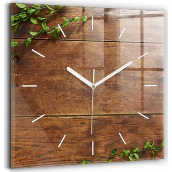 Hodiny Nástěnné hodiny Wallfluent hnědé 30 cm