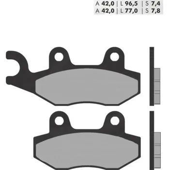 Brzda pro motocykl Novascoot Brzdové destičky Novascoot Metropolis 400 ABS FT4063