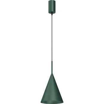 Závěsné svítidlo Capital, 1x zelené kovové stínítko, (fi 17cm), gr