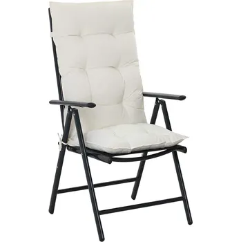 Podsedák FurniGO 6 x poduška Cozy Vanamo 129x53x10cm - krémová