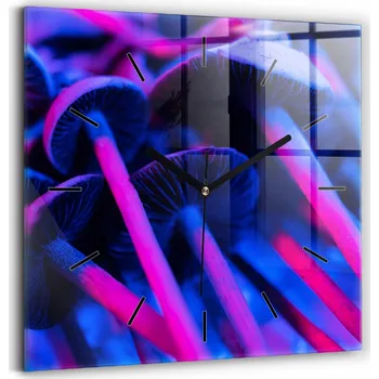 Hodiny Nástěnné hodiny Wallfluent modré 30 cm