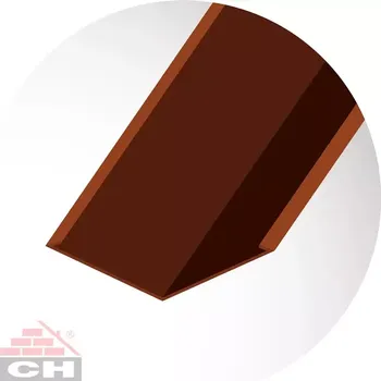 okap Pozinkované úžlabí rozv. šíře 500 mm / 2 m, RAL 3009