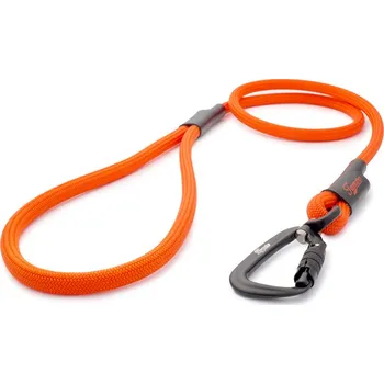 Vodítko pro psa Tamer Lanové vodítko KLASIK TWIST velký pes | Oranžové - 075 Délka: 145 cm