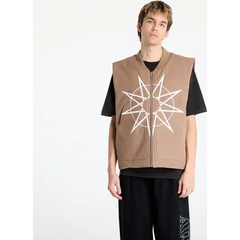 Pánská vesta Vesta PLEASURES x Slipknot Goat Padded Vest Beige M